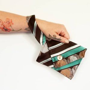 Refashioned Vintage Wristlet